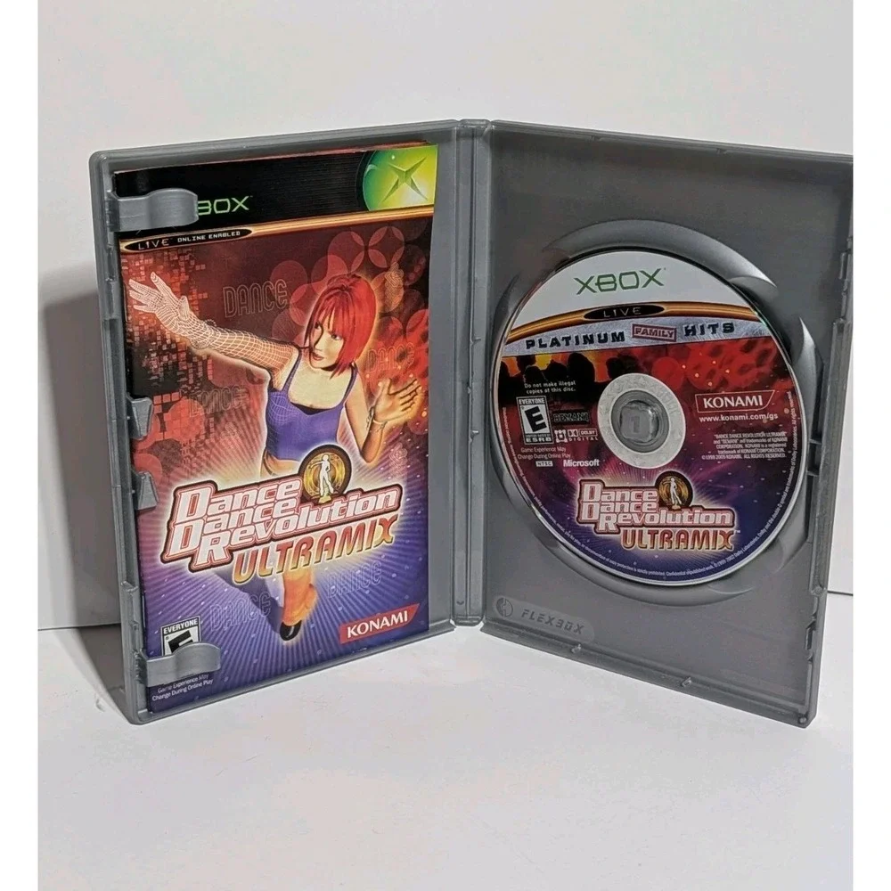 Dance Dance Revolution Ultramix‎ Xbox Platinum Family Hits CIB DDR
